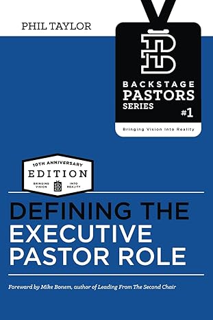 The cover of Defining The Executive Pastor Role Here