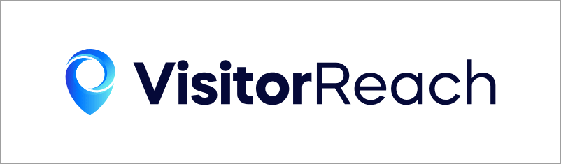 The organization logo for VisitorReach Here