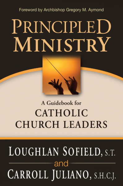 The cover of Principled Ministry: A Guidebook for Catholic Church Leaders Here